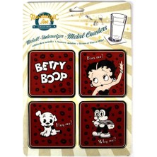 Storemax Betty Boop Bardak Altlığı Seti - Boop Sanat