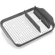 Storemax 1213 Çok Amaçlı Bulaşık Tepsisi Bulaşıklık Tezgah Üstü Kurutmalık Durulama Matı Bulaşık Sepeti