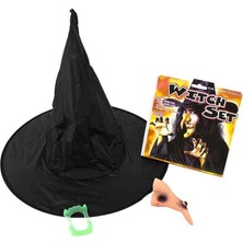 Skygo Cadı Şapkası Cadı Tırnakları Cadı Burnu Cadı Çenesi Cadı Dişi Seti