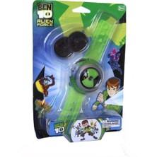 Vitrin Dolusu Ben 10 Omnitrix Projectör Kol Saati Disk Benten