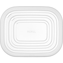 Storemax - Cirqula Mikrodalga Kapağı Dikdörtgen - 's Cirqula Saklama Kabı Için Isıya Dayanıklı Kapak - Şeffaf Kapak Mikrodalga Fırına Uygundur ve Bulaşık Makinesinde Yıkanabilir