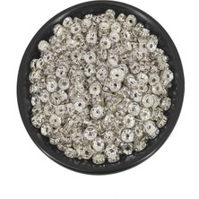 Heraldis Takı Malzemesi Kristal Taşlı Rondela 6 mm 30 Adet