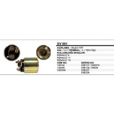 Universal Marş Otomatiği 12V RENAULT-R9-R11-19 Tek Fişli 182459 Valeo Tip