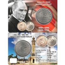 1987 Yılı Tedavül 50 Lira Özel Açıklamalı Kitinde