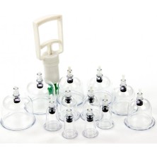 100 Adet 6 Numara Hacamat Kupası - Pompa Hediyeli