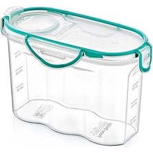 AyrStore ® Kilitli Kapaklı Contalı Hava,su Sıvı Geçirmez 1,2 Litre Erzak Saklama KABI-SA580