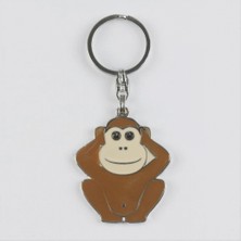 Marsilyan Maymun Figürlü Metal Anahtarlık