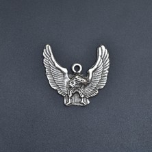 Alooya Koruyucu Kartal Gümüş Kaplama Kolye Ucu