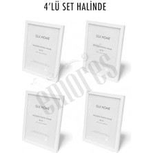 Storemax Ahşap Resim Çerçevesi 4'lü Set Halinde 20 x 25 cm Boyutunda