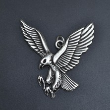 Alooya Kartal Gümüş Kaplama Kolye Ucu