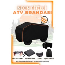 Dock Turuncu Fitilli Arora Hunter 300 / T3 Siyah Atv Brandası
