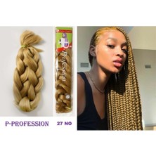 Prodiva Takma Saç Afrika Örgüsü Sentetik Saç,rasta Saçı 27 No