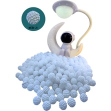 Heraldis Böğürtlen Inci Boncuk - Beyaz - 14 mm - 40 Adet - Mcik-21 - Takı ve El Işi Boncuğu