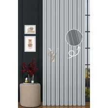 Yunilla 4608 Tül Perde V-01 Ekru