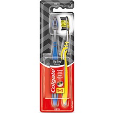 Colgate Diş Fırçası Zigzag Charcoal 1+1 (3 Adet)