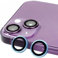 Fantastik Store iPhone 15 Raze Metal Kamera Lens - MAVI-(5796)