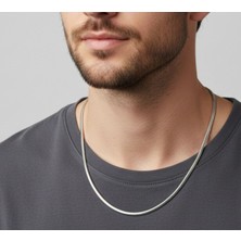 Hg.Aksesuar Erkek Ince Çelik Kolye 1mm