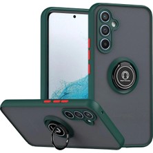 MMP Shop Samsung Galaxy A56 Uyumlu Kamera Koruma Çıkıntılı Yüzüklü Stand Olma Özellikli Kılıf