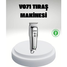 Fantastik Store Gümüş Desenli Şarjlı Tıraş Makinesi – 120 Dakika Çalışma Süresi 3 Başlıklı