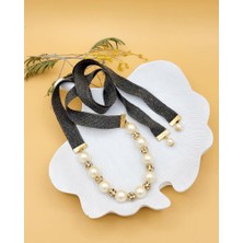 Nevoka Yargıcı Model Kurdele Bağlamalı Inci Kolye