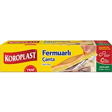 Koroplast Buzdolabı Poşeti Fermuarlı Orta Boy 12'li (2 Adet)