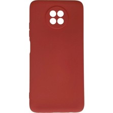 Marsilyan  Xiaomi Redmi Note 9 5g Kılıf Nano Içi Kadife Silikon - Kiremit