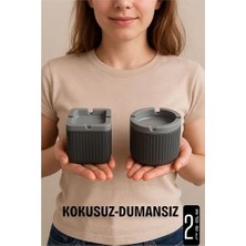 Tp Bfs Kokusuz Dumansız Küllük -2 Li Küllük Seti Kafe Küllüğü Restoran Küllüğü Masaüstü Küllük
