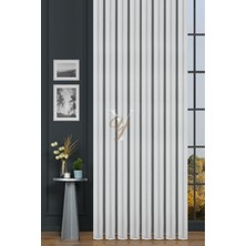 Yunilla 4601 Tül Perde V-01 Ekru