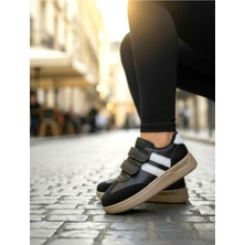 Ellaboni Unisex Cırtlı Rahat Hafif Çocuk Işıklı Spor Ayakkabı Sneaker