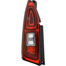 Universal Arka Stop Lambası Sol (Duysuz) Cıtroen Berlingo 2019- / Peugeot Rifter 2019- / Opel Combo E 2019- /  Fıat Doblo  2020-
