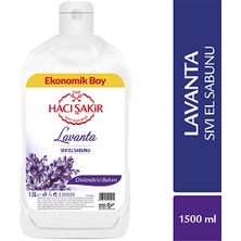 Hacı Şakir Sıvı Sabun Lavanta 1500 ml (3 Adet)