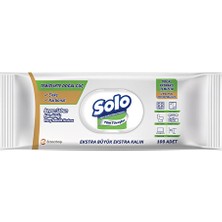 Solo Yüzey Temizlik Havlusu Beyaz Sabun 100'LÜ (5 Adet)