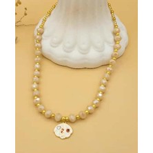 Nevoka El Yapımı Altın Göz Kolye