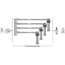 Universal Buji Kablosu Ford Focus I 1.4-1.6 2.0-04 Fıesta 1.2-1.4 2.0-04