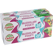 Taktik Buzdolabı Poşeti Orta Boy 4 Lü Paket (2 Adet)