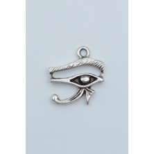 Alooya Minimal Horos'un - Ra'nın Gözü Gümüş Kaplama Kolye Ucu