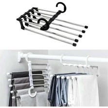 Tp Hareketli Dolap Içi Pantolon Kravat Şal Askı Sistemi Düzenleyici Katmanlı Askılık Organizer