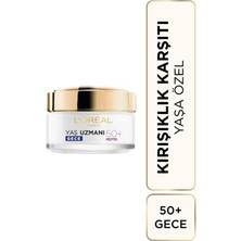 Loreal Yaş Uzmanı +50 Yenileyici Gece Kremi 50 ml (4 Adet)