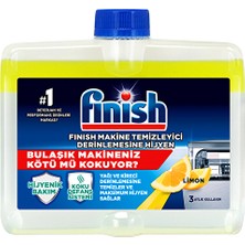 Finish Bulaşık Makinesi Temizleyici 250 ml Limon (5 Adet)