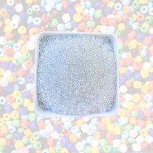 Heraldis Kum Boncuk 3 mm Opak Beyaz Renk Solmaz Takı Boncuğu 50 Gram - MCH3MMKUM-7