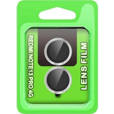 Fantastik Store Xiaomi Redmi Note 13 Pro 4g Raze Metal Kamera Lens - GÜMÜŞ-(5796)
