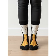 Carnaval Socks Ördek Ayağı Desenli Unisex Soket Çorap (1 Çift) – Eğlenceli Funny Socks Premium Kalite