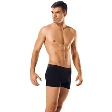 Karakaş 3 Adet Tutku Likralı Erkek Siyah Boxer 0114