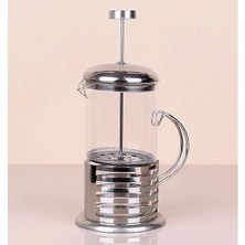 Buğz Çelik Kulplu Cam French Press - 350 ml