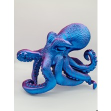 CHARM3D Özel Tasarım Ahtapot Şişe Tutucu - Dekoratif Masaüstü Içki Standı ve Şaraplık (3d Baskı)