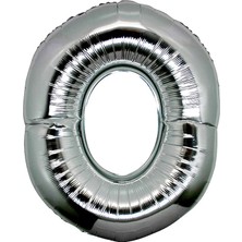 Tp Bfs Nessiworld  O Harf Folyo Balon Gümüş Renk  40 Inç