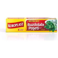 Koroplast Buzdolabı Poşeti Büyük 30*45 20 Adet (4 Adet)