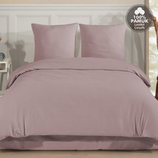 Cote Blanc Plain %100 Pamuk Flanel Çift Kişilik Lastikli Çarşaflı Nevresim Takımı