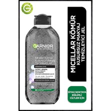 Garnier Kömürlü Micellar Makyaj Temizleyici 400ML (2 Adet) Kusursuz Temizlik İçin Etkili Formül