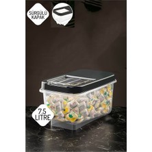 Fantastik Store Hsnet Reagan Tablet ve Deterjan Saklama Kutusu 7.5 Lt Antrasit